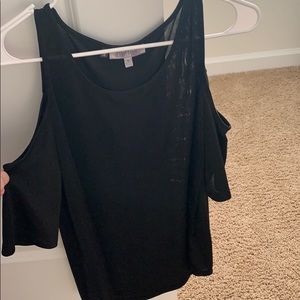Black Off the shoulder tank top